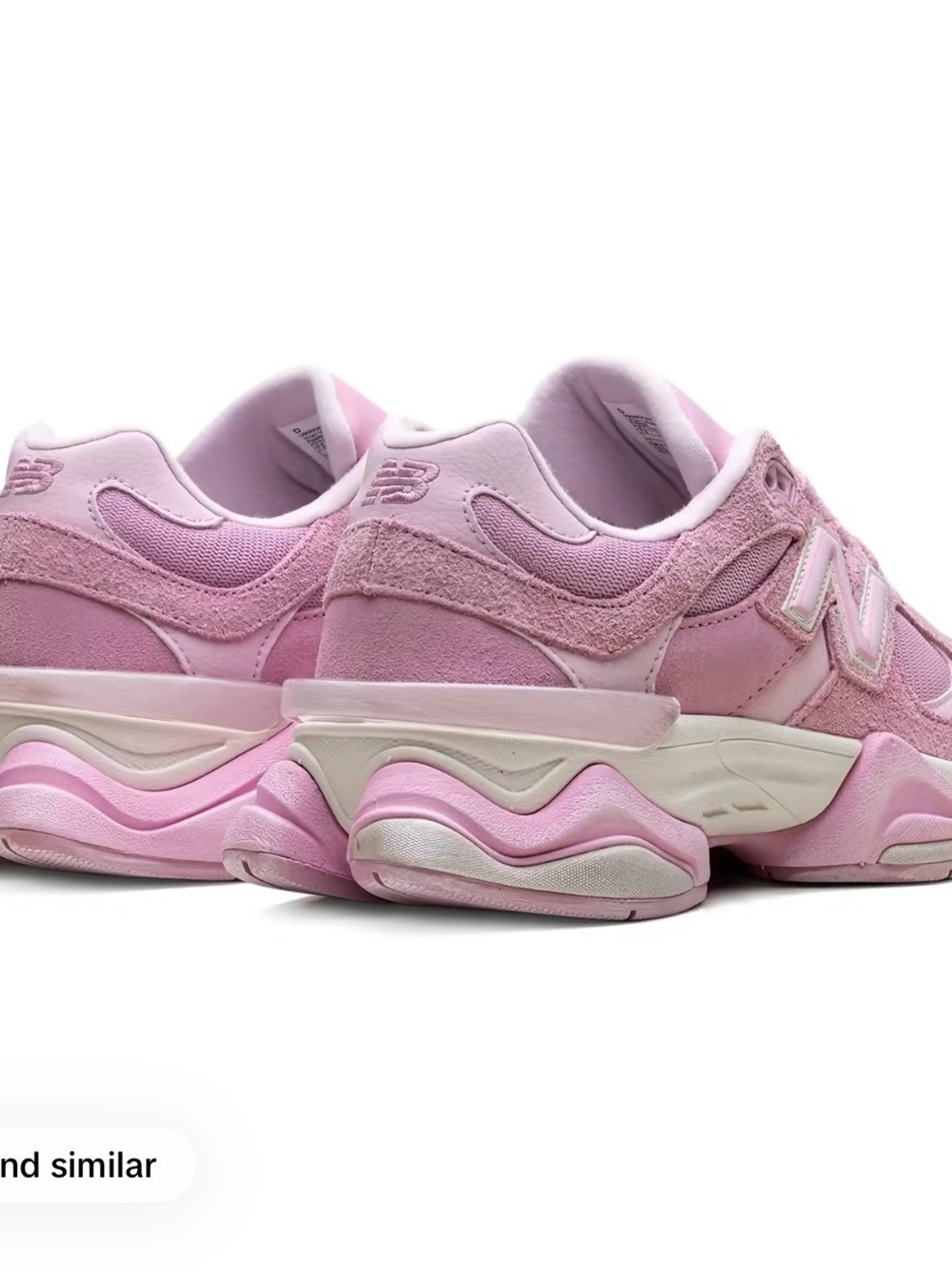 New Balance Pink 9060 Shoes - Picture 7 of 10